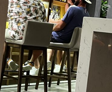 My mom spotted these guys at dinner and said, “Do you know these guys people keep on asking for pictures”