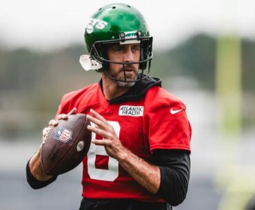 Aaron Rodgers Jets Practice Clips (8/29/23)