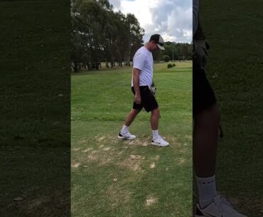 Hole in one Potential.  #golf #wife  #golfswing #golfcourse #golfer #golfclub #holeinone #subscribe