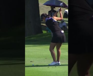 2022 Portland Classic Champion Andrea Lee sticks the landing to her approach shot #lpgalookback