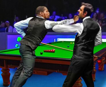 When Snooker Player Gets Angry..