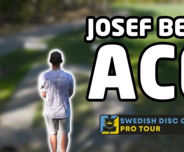 Josef Berg Ace at the Lundbyparken Open 2023 | Swedish Disc Golf Pro Tour