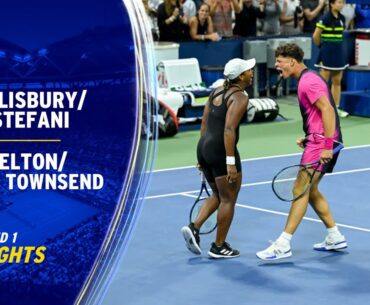 Joe Salisbury/Luisa Stefani vs. Ben Shelton/Taylor Townsend Highlights | 2023 US Open Round 1
