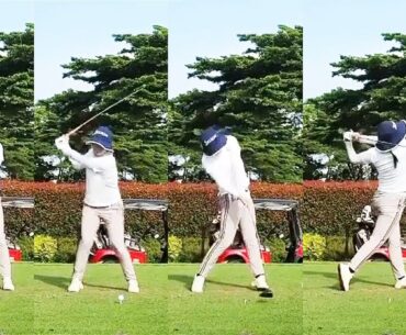 櫻井心那 Kokona Sakurai プロゴルファー DRIVER SHOT SLOW MOTION !!!