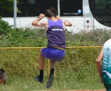 Adam Bošković (SVK) 592 cm Long Jump Boys U18 3rd Place 4 Cities Tournament Zagreb 2023