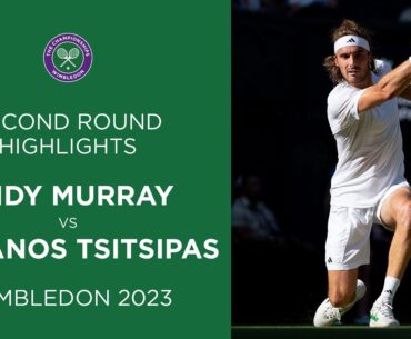 Two-Day Epic: Andy Murray vs Stefanos Tsitsipas | Second Round Highlights | Wimbledon 2023