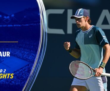Yibing Wu vs. Alex De Minaur Highlights | 2023 US Open Round 2