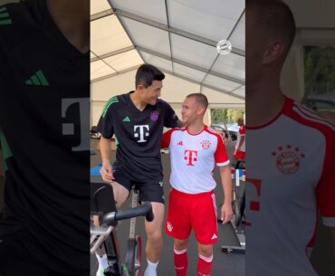 Minjae Kim meeting his new teammates 🥰🇰🇷
