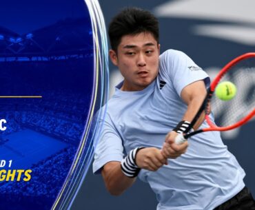 Yibing Wu vs. Dusan Lajovic Highlights | 2023 US Open Round 1