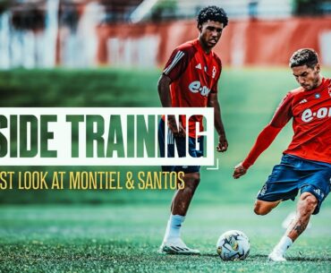 INSIDE TRAINING | FIRST LOOK AT MONTIEL & SANTOS | PREPARING FOR BURNLEY