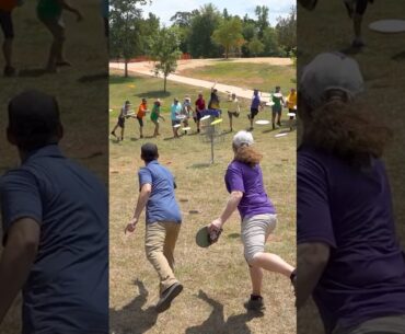 50 Disc Golfers VS 1 Pro #youtubeshorts #shorts #discgolfing #discgolf