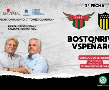 BOSTON RIVER VS PEÑAROL EN VIVO - 970 UNIVERSAL