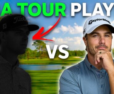 My Crazy Match Against A PGA Tour Player Came Down To The VERY End
