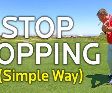 Simple Way To Stop Topping The Golf Ball