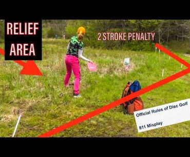 "Didn't Read The Caddy Book"  |  A Misplay Resulted In A 2 Stroke Penalty For Kat Mertsch