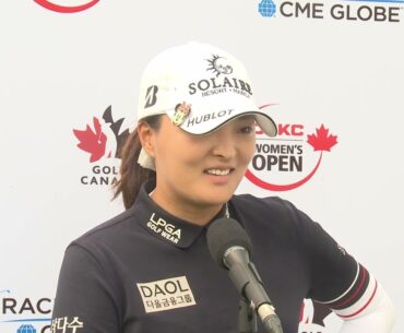 Jin Young Ko Thursday Flash Interview 2023 CPKC Women's Open