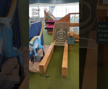 We Played SKI BALL Mini Golf!!