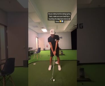 Stop swaying immediately with this golf training aid