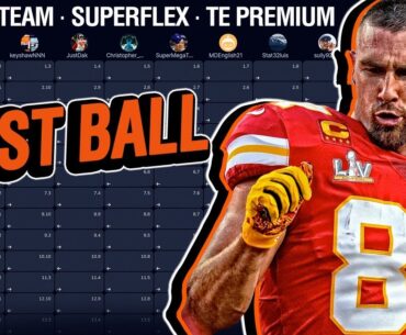 Fantasy Football Best Ball Draft (2023 SuperFlex TE Premium)
