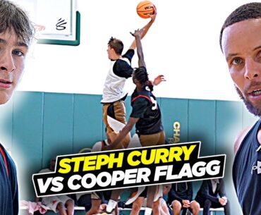 Steph Curry vs Cooper Flagg & Top HS Players During Scrimmage! Curry Camp Day 2