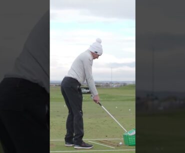 At the range with the 2022 US Open winner, Matt Fitzpatrick #dunhilllinks 😍