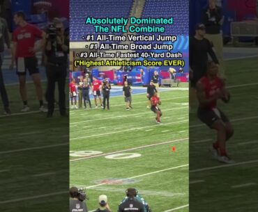 MOST ATHLETIC QB in NFL History?!? Anthony Richardson has potential 🤯 #shorts