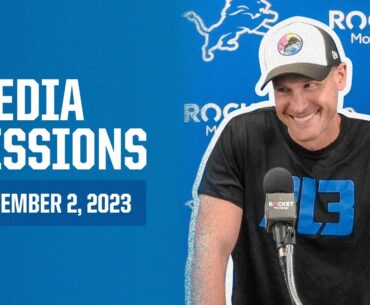 Detroit Lions coordinators meet with the media | September 2, 2023