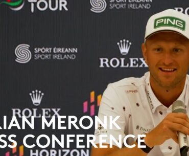Adrian Meronk Press Conference | 2023 Horizon Irish Open