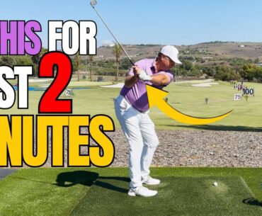 No Time to Practice Your Golf Swing?  Do THIS for Just 2 Minutes a Day for Huge Improvement!