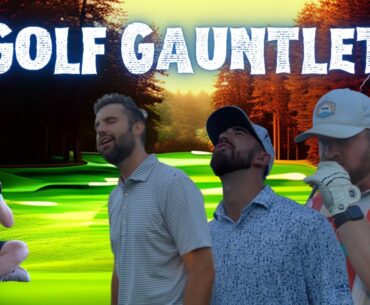 EXTREME Golf Gauntlet: Sprinting a Hole, Eating Da Bomb Chicken Wings, & Shock Collar Chaos!