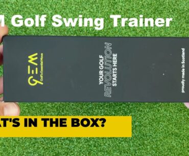 GEM Golf Swing Trainer Unboxing - Check Out New Training Aid