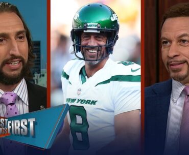 FIRST THINGS FIRST | "Aaron Rodgers will career revival at New York" Nick reacts Jet vs Bills Week 1