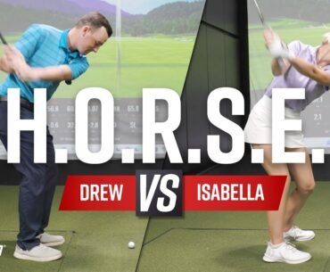 H.O.R.S.E. Golf Challenge | Drew vs Bella McCauley