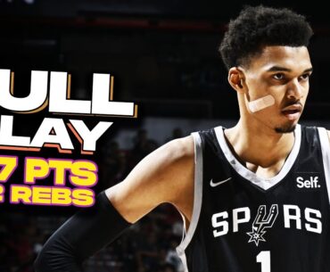 Victor Wembanyama Full Play vs Blazers | 27 Pts,12 Rebs, 3 Blks | July 9, 2023 | FreeDawkins