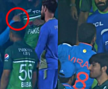 Virat kohli gave warning to Haris Rauf after after he abused Ishan Kishan | INDvsPAK |