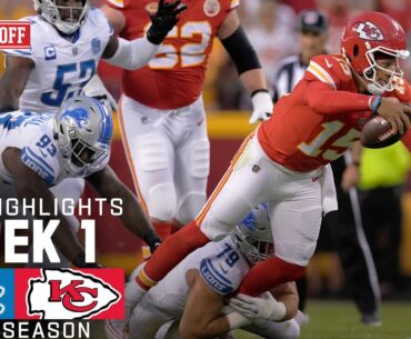 Detroit Lions vs. Kansas City Chiefs Game Highlights | NFL 2023 Week 1