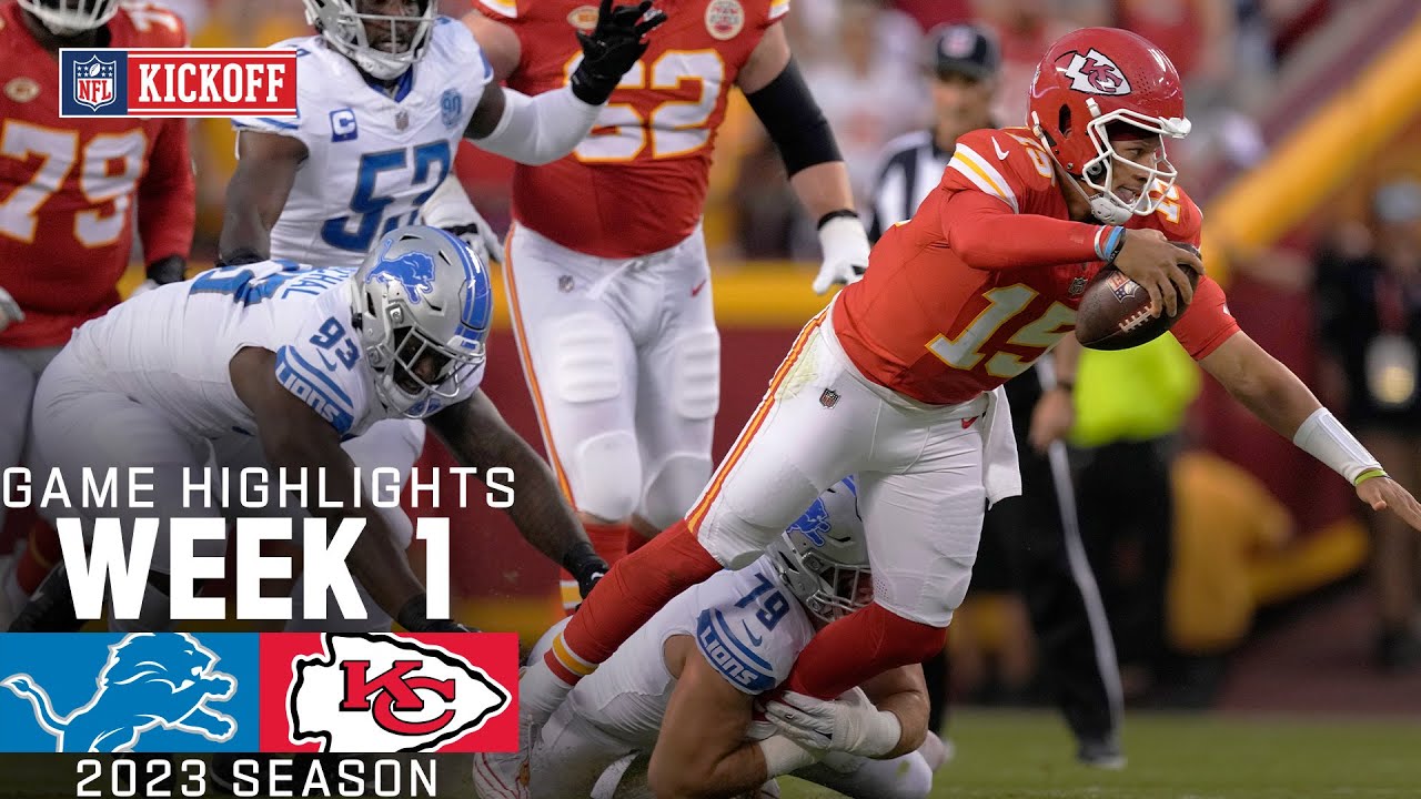 Detroit Lions vs. Kansas City Chiefs Game Highlights | NFL 2023 Week 1 Detroit Lions vs. Kansas City Chiefs Game Highlights | NFL 2023 Week 1