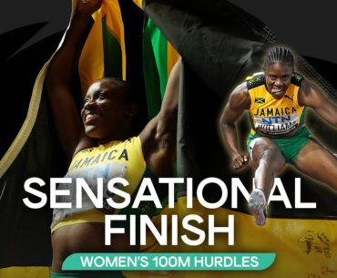 🇯🇲's  Danielle Williams runs to 100m hurdles gold | World Athletics Championships Budapest 23