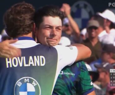 Viktor Hovland making it look easy for 12 minutes and 24 seconds...