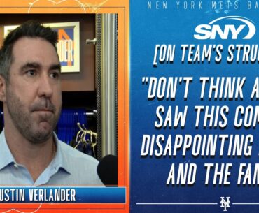 Justin Verlander talks team's rough stretch, mechanics adjustment, pitch clock violation | SNY