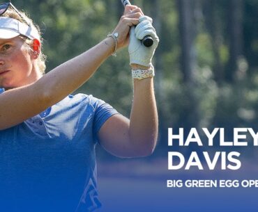 Hayley Davis fires the best round of her LET career | Big Green Egg Open