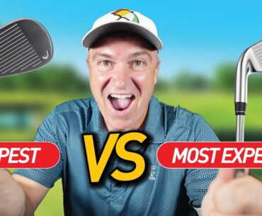 Cheapest vs Most Expensive Golf Clubs! - WORTH IT??