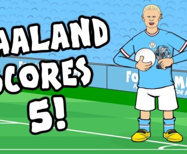 🔥HAALAND SCORES 5!🔥 (Man City 7-0 vs RB Leipzig Champions League Goals Highlights)