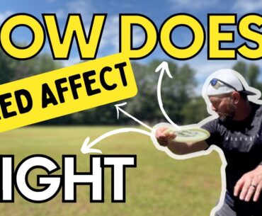 How Speed Affects The Flight Of A Disc (POCKET RADAR)