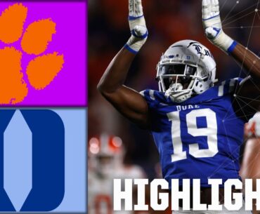 Clemson Tigers vs. Duke Blue Devils | Full Game Highlights