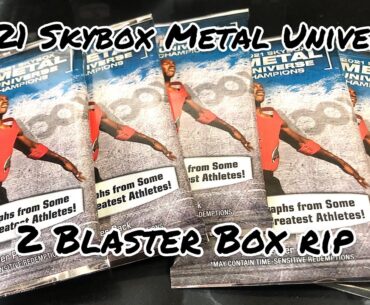 2021 Metal Universe Champions! 2 Blaster Box rip
