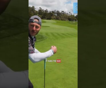 Wait to see who was right! 😂 #pebblebeach #goodgood #funnygolf