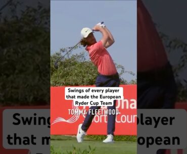 Luke Donald’s picks are in! Swings of every player on the European Ryder Cup Team 🇪🇺