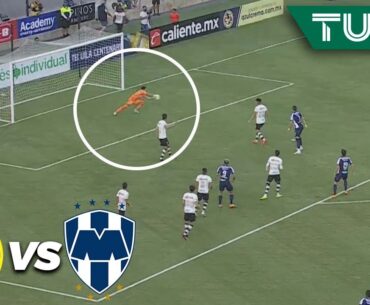 ¡Primer aviso! Tiro machucado de Berterame | América 0-0 Rayados | Tour Águila 2023