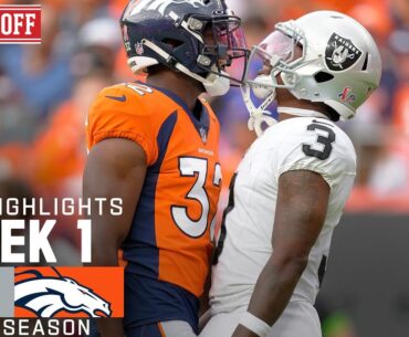 Las Vegas Raiders vs. Denver Broncos Game Highlights | NFL 2023 Week 1